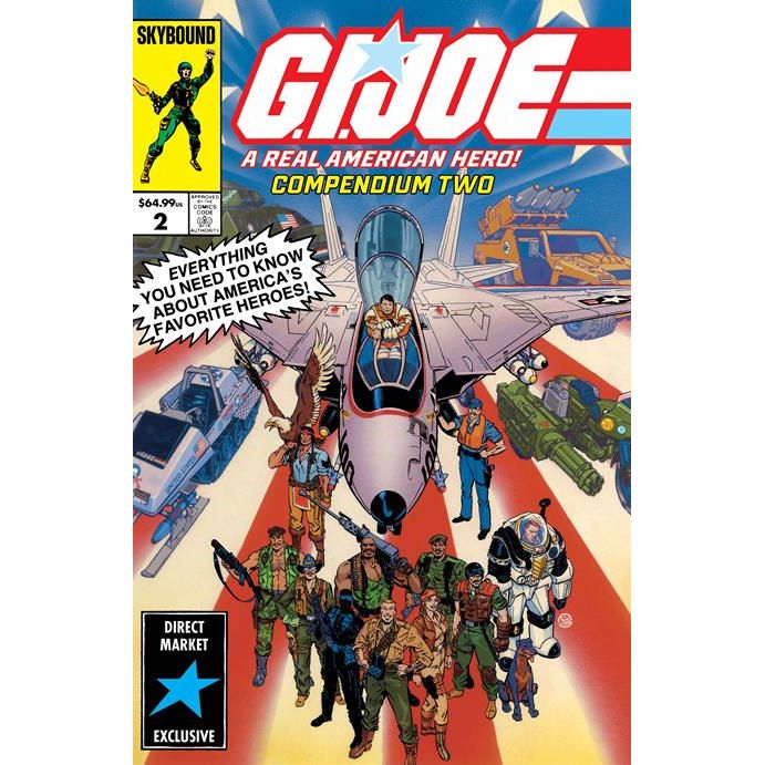GI JOE A REAL AMERICAN HERO COMPENDIUM TP BOOK 02 DIRECT MARKET EXCLUSIVE MICHAEL GOLDEN CVR In-Store Date: 10/1/2025
