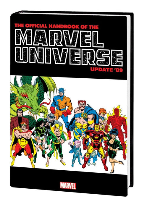 OFFICIAL HANDBOOK OF THE MARVEL UNIVERSE UPDATE ’89 OMNIBUS HC FRENZ IRON MAN COVER [DM ONLY]