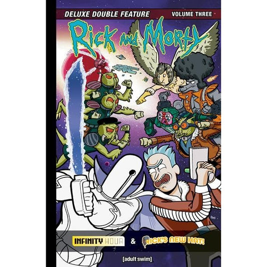 RICK AND MORTY DELUXE DOUBLE FEATURE HC VOL 3 In-Store: 4/16/2024