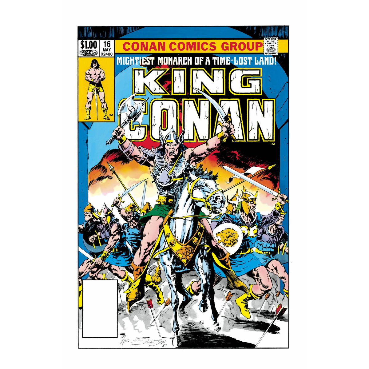 KING CONAN ORIG COMICS OMNIBUS HC VOL 01 DM ED (MR)