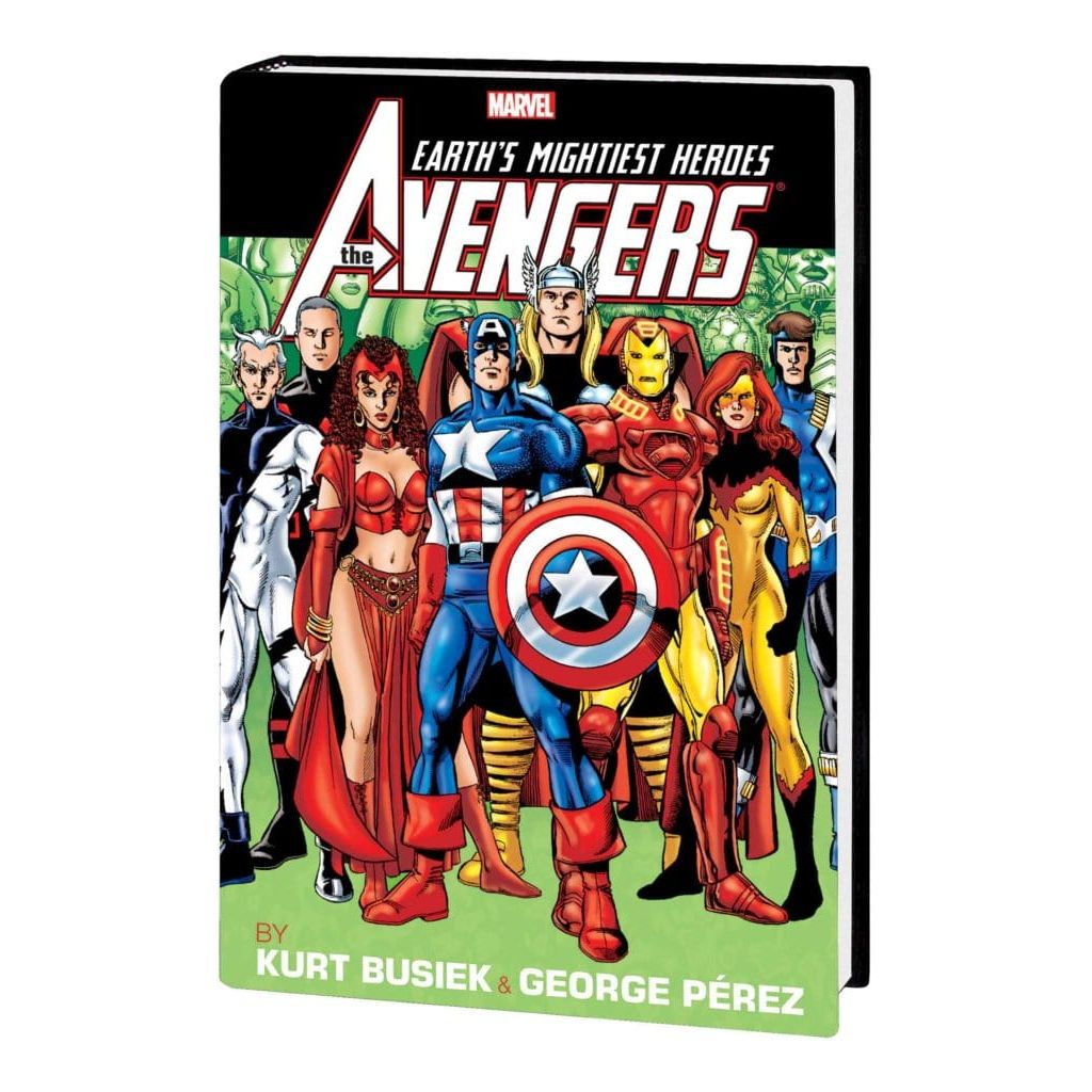 AVENGERS BY BUSIEK & PÉREZ OMNIBUS VOL. 2 HC GEORGE PEREZ 25TH ISSUE COVER