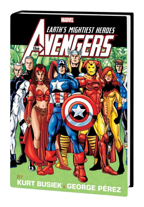 AVENGERS BY BUSIEK & PÉREZ OMNIBUS VOL. 2 HC GEORGE PEREZ 25TH ISSUE COVER