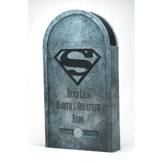 DEATH OF SUPERMAN: ABSOLUTE EDITION tombstone