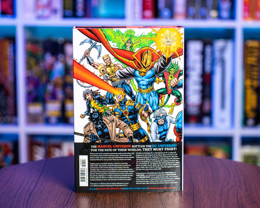 DC MARVEL THE AMALGAM AGE OMNIBUS HC DAVE GIBBONS CVR