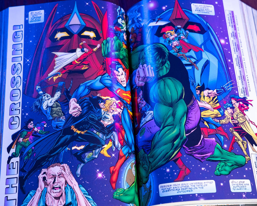 DC MARVEL THE AMALGAM AGE OMNIBUS HC DAVE GIBBONS CVR