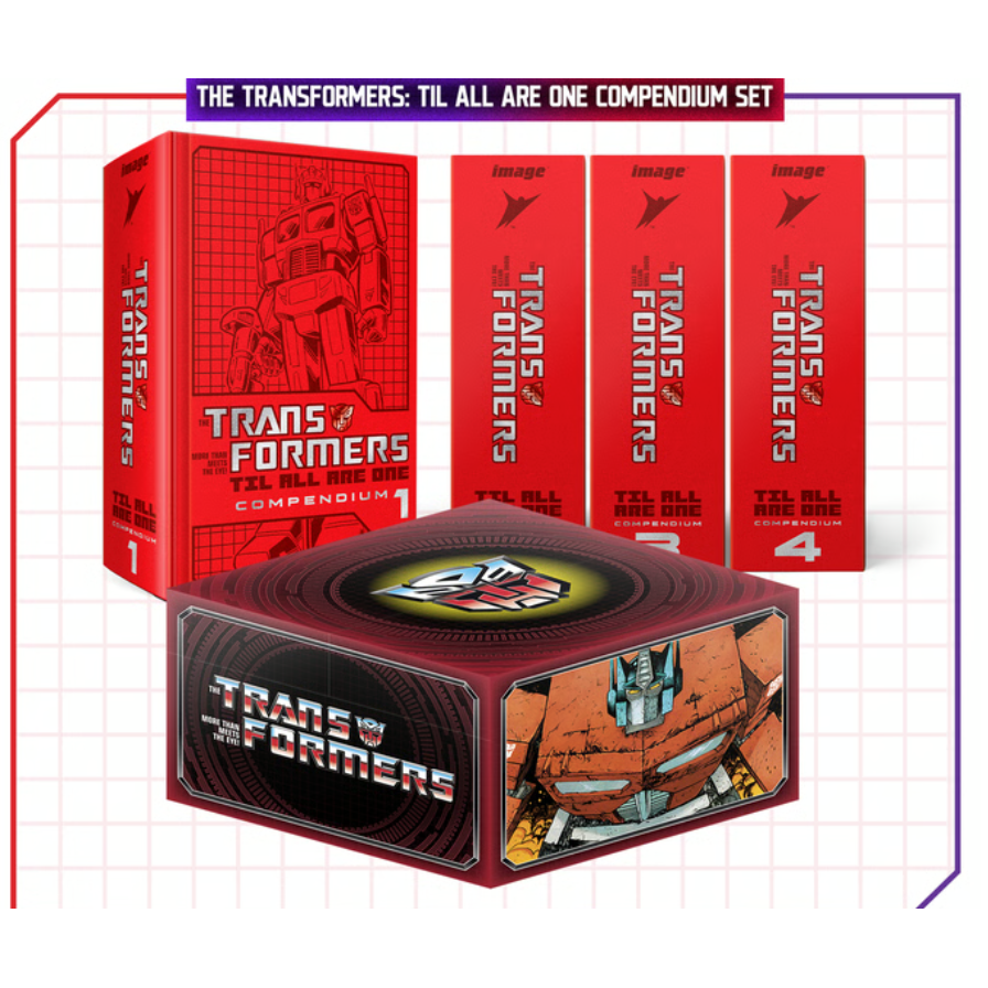 Grimlock THE TRANSFORMERS: TIL ALL ARE ONE Compendium Hardcover box set - Autobot Edition KICKSTARTER EXCLUSIVE WITH STRETCH GOALS