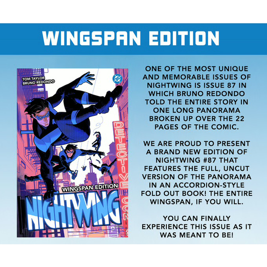 Nightwing #87 Wingspan Edition Hardcover Kickstarter Estimated November 2026