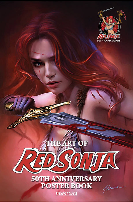 RED SONJA 50TH ANN POSTER BOOK SC In Shops: 2/21/24