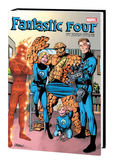 FANTASTIC FOUR BY JOHN BYRNE OMNIBUS VOL. 1 HC BYRNE PIN-UP COVER [NEW PRINTING, DM ONLY]