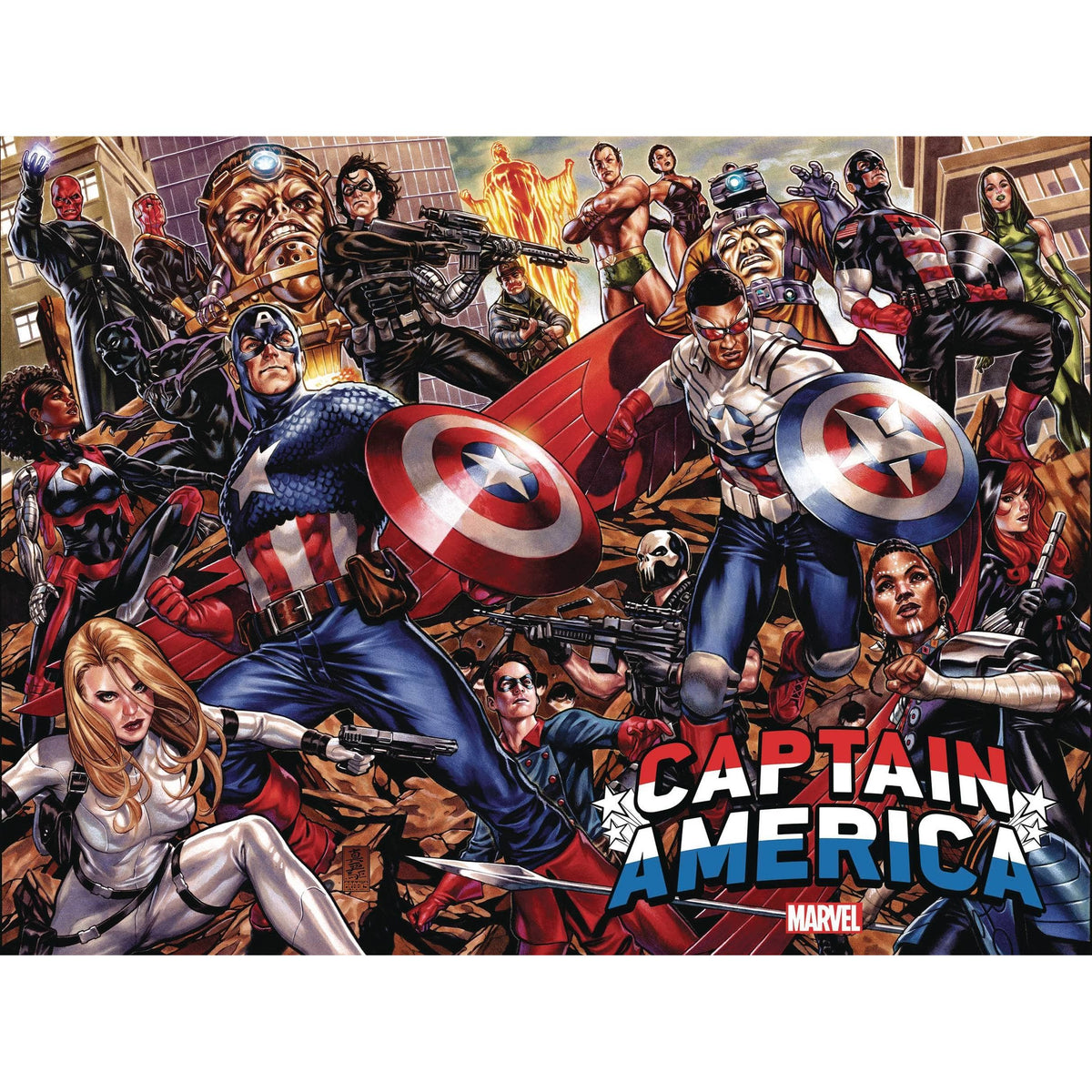 DF CAPTAIN AMERICA #0 WRAPAROUND BROOKS SGN in Shops: May 25, 2022