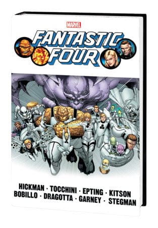 FANTASTIC FOUR BY JONATHAN HICKMAN OMNIBUS VOL. 2 HC CAMUNCOLI COVER [NEW PRINTING, DM ONLY]