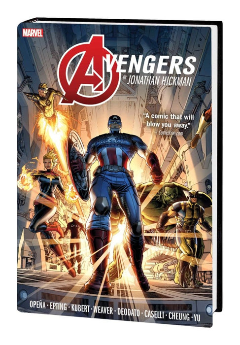 AVENGERS BY JONATHAN HICKMAN OMNIBUS VOL. 1 HC WEAVER COVER [NEW PRINTING]
