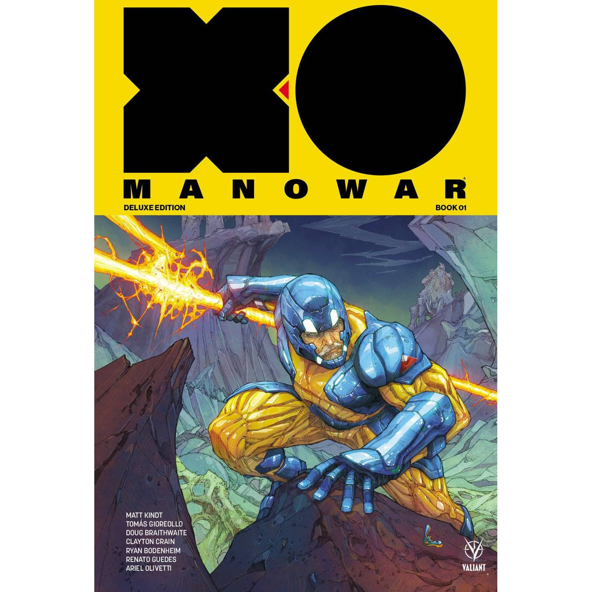 X-O MANOWAR (2017) MATT KINDT DLX HC VOL 01
