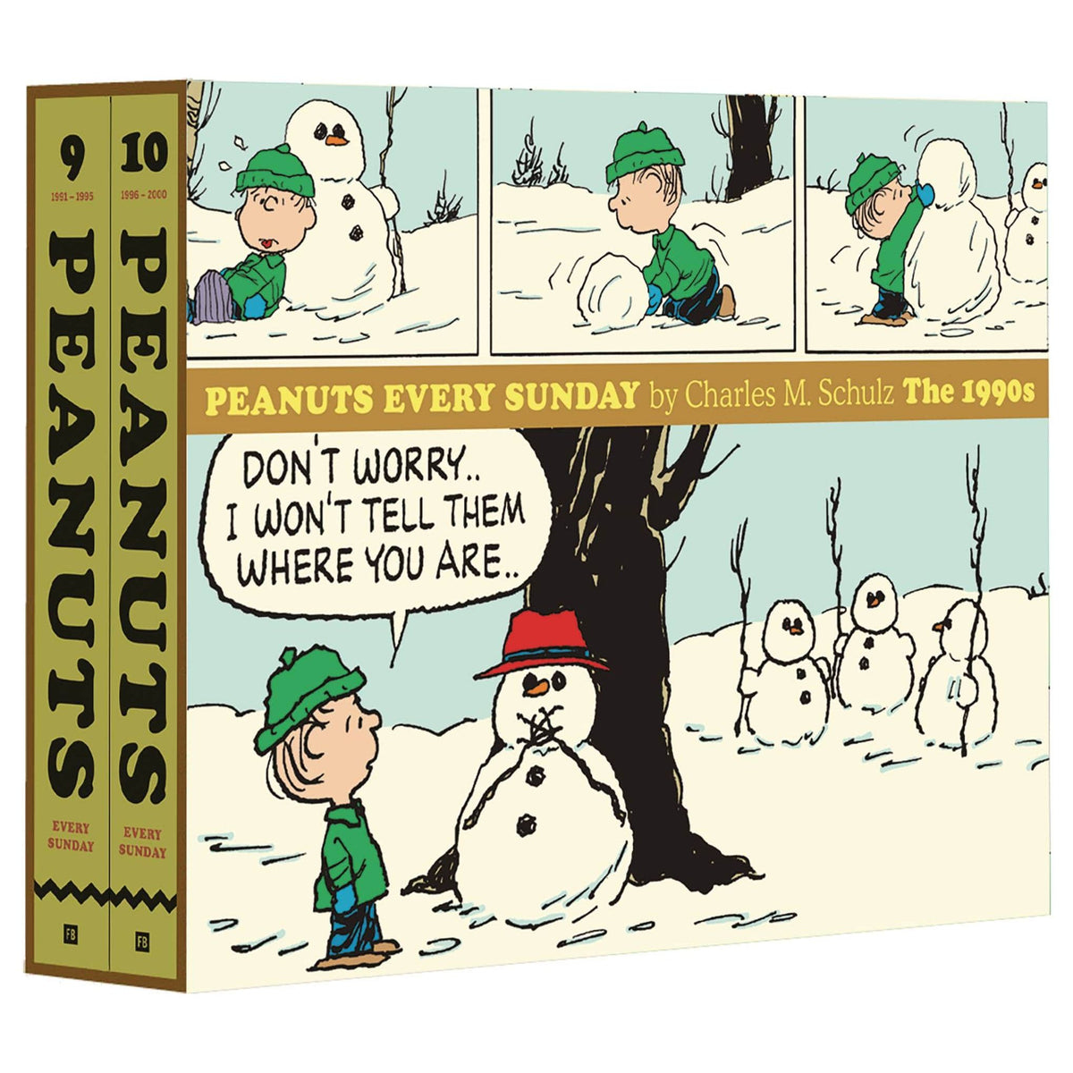 PEANUTS EVERY SUNDAY HC GIFT BOX SET 1990S