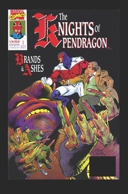 KNIGHTS OF PENDRAGON OMNIBUS HC DAVIS FIRST SERIES COVER