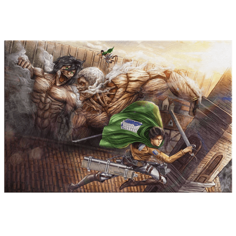 THE WALL'S DEFENDERS CANVAS