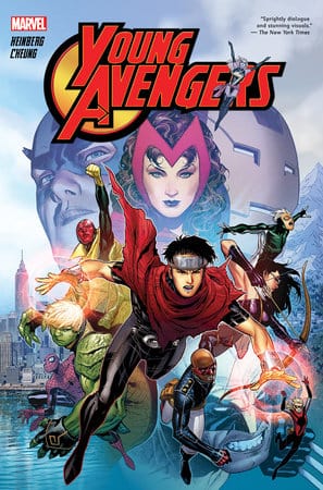 YOUNG AVENGERS BY HEINBERG & CHEUNG OMNIBUS HC CHEUNG FIRST ISSUE COVER